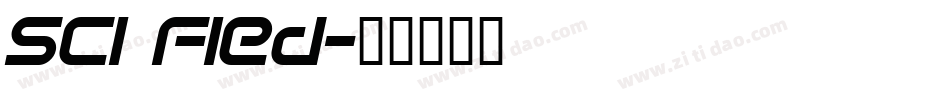 Sci Fied字体转换